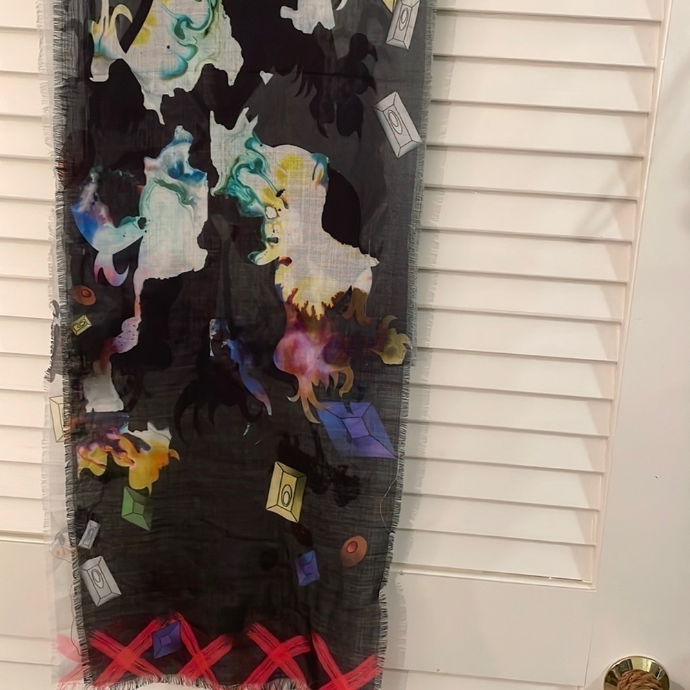 Liselore Frowijn The Amsterdam Coat Of Arms Scarf 2016/2017 Runway Wool Scarf